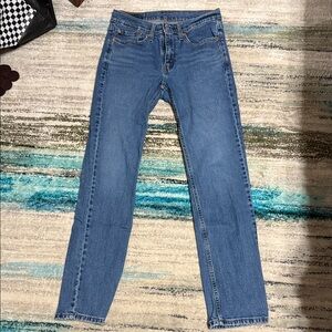 Classic Men's Straight Blue Denim Jeans